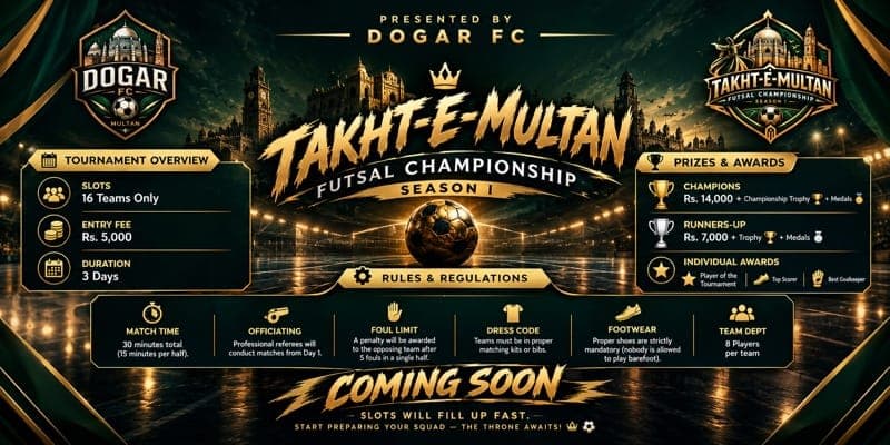 Takht-E-Multan Futsal Championship 
