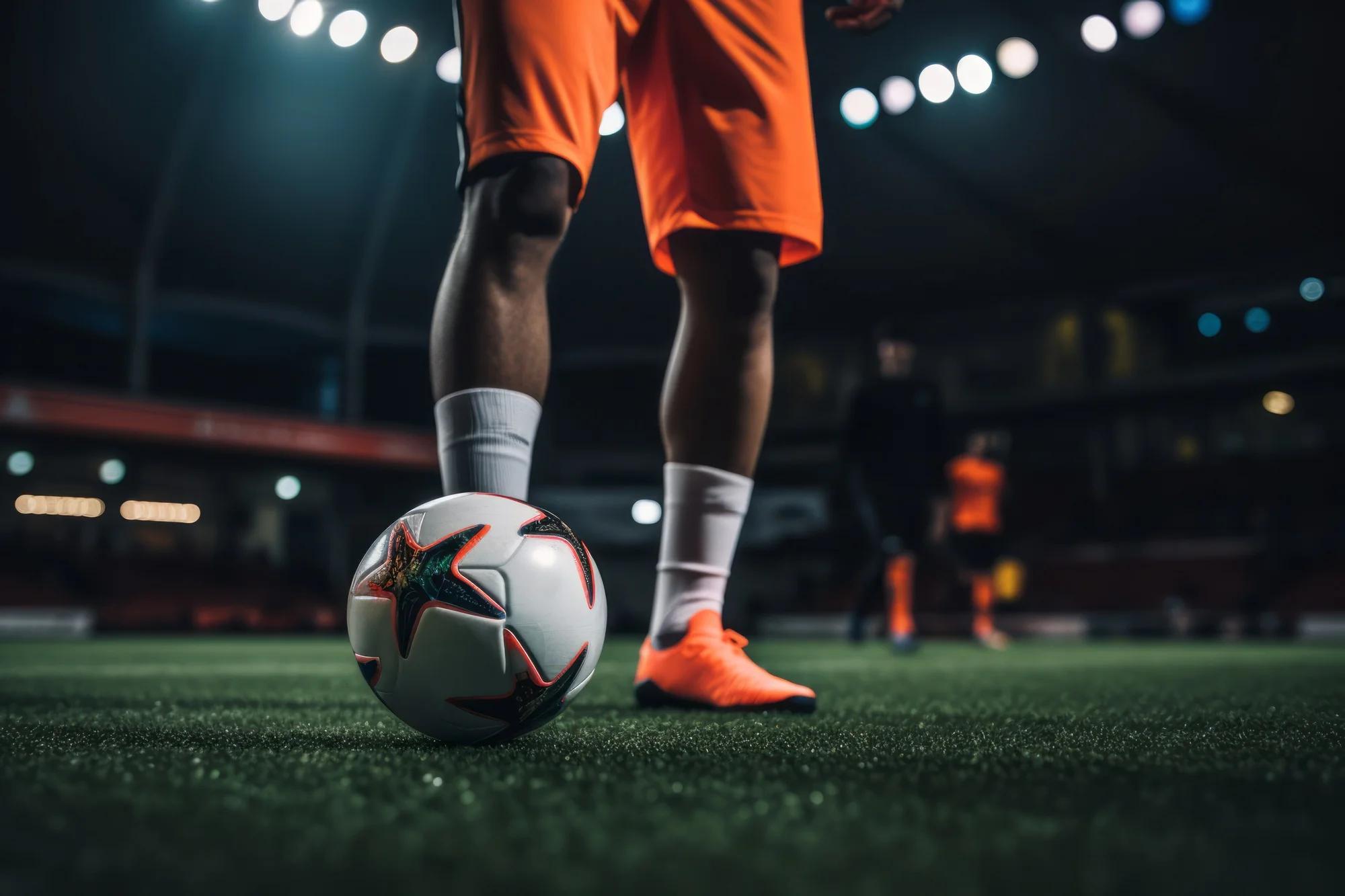 Football player in Pakistan